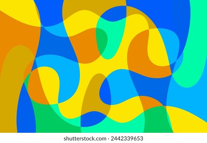 Colorful Abstract background design, vector art