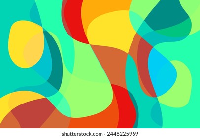 Colorful Abstract background design, vector art