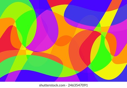 Colorful Abstract background design, vector art