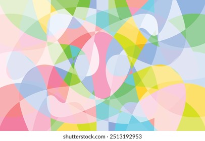 Projeto de fundo abstrato colorido, arte vetorial

