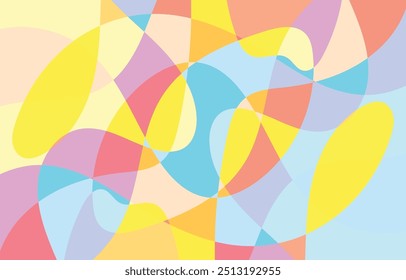 Diseño de fondo Abstractas colorido, Arte vectorial

