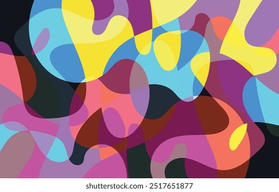 Colorful Abstract background design, vector art