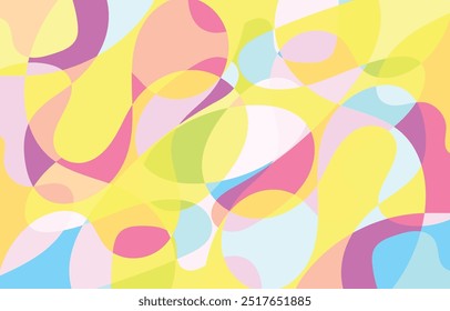 Projeto de fundo abstrato colorido, arte vetorial