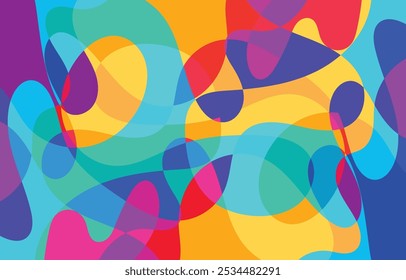 Colorful Abstract background design, vector art