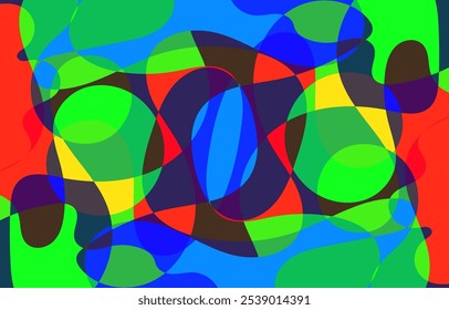 Projeto de fundo abstrato colorido, arte vetorial

