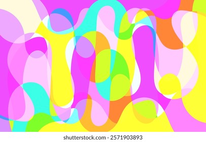 Colorful Abstract background design, vector art
