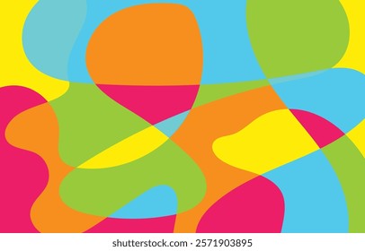 Colorful Abstract background design, vector art
