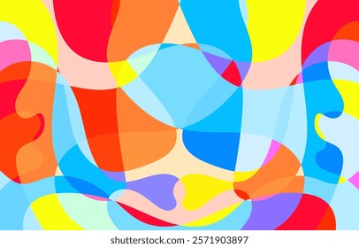 Colorful Abstract background design, vector art
