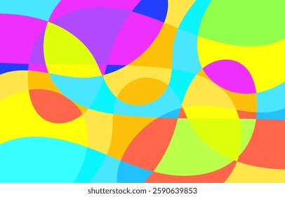 Colorful Abstract background design, vector art
