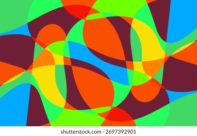 Colorful Abstract background design, vector art
