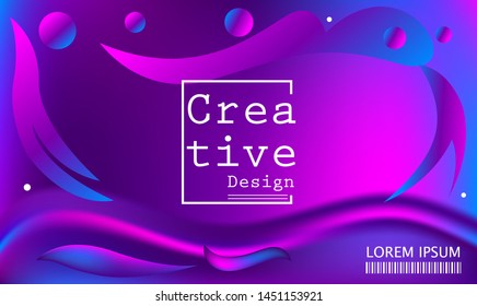 colorful abstract background design,gradient shape composition.Eps 10 vector.