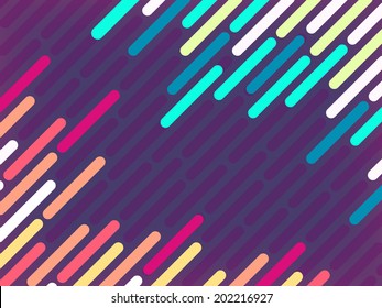 Colorful abstract background with diagonal shapes and space for text. Flat style vector