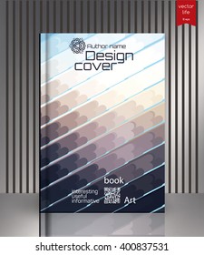 Colorful abstract background with diagonal shapes and space for text.the gradient colors of the lines. Cover for the presentation of the book, magazine