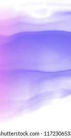 Colorful abstract background with diffusion gradients. Liquid color backdrop consisting of multicolored fluid curves smoothly flowing into each other. Beautiful wavy wallpaper.