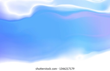 Colorful abstract background with diffusion gradients. Liquid color backdrop consisting of multicolored fluid curves smoothly flowing into each other. Beautiful wavy wallpaper.