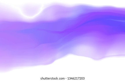 Colorful abstract background with diffusion gradients. Liquid color backdrop consisting of multicolored fluid curves smoothly flowing into each other. Beautiful wavy wallpaper.