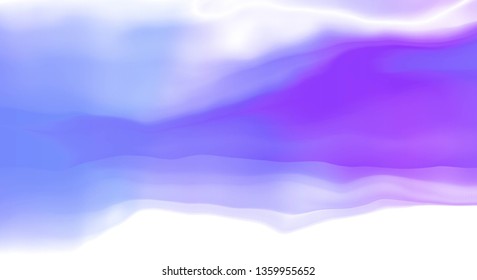 Colorful abstract background with diffusion gradients. Liquid color backdrop consisting of multicolored fluid curves smoothly flowing into each other. Beautiful wavy wallpaper.