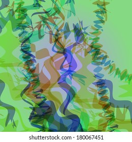 Colorful abstract background, digital composition illustration