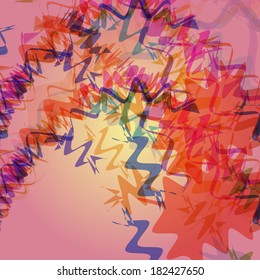 Colorful abstract background, digital composition illustration