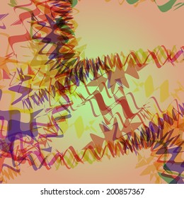 Colorful abstract background, digital composition illustration