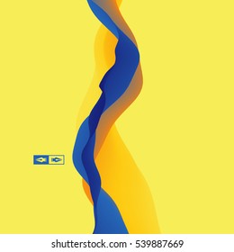 Colorful Abstract Background. Dynamic Effect. Futuristic Technology Style. Motion Vector Illustration. 