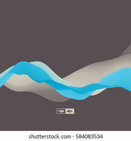 Colorful Abstract Background. Dynamic Effect. Futuristic Technology Style. Motion Vector Illustration. 