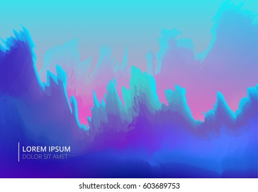 Colorful Abstract Background. Dynamic Effect. Futuristic Technology Style. Motion Vector Illustration.