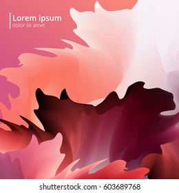 Colorful Abstract Background. Dynamic Effect. Futuristic Technology Style. Motion Vector Illustration. Design Template. Modern Pattern