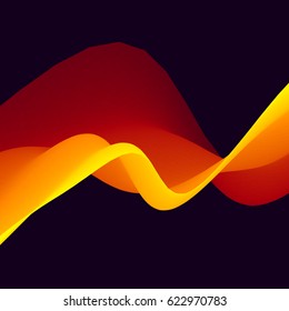 Colorful Abstract Background. Dynamic Effect. Futuristic Technology Style. Motion Vector Illustration. 