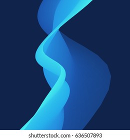 Fondo Abstracto Colorido. Efecto dinámico. Estilo Tecnológico Futurista. Ilustración de vectores de movimiento. 