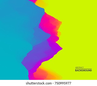 Fondo colorido y abstracto. Efecto dinámico. Estilo de tecnología futurista. Ilustración vectorial de movimiento.