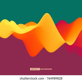 Colorful abstract background. Dynamic effect. Futuristic technology style. Motion vector illustration.