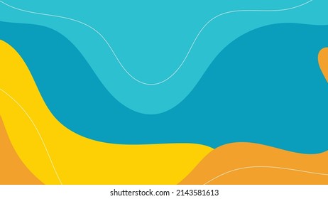 Colorful abstract background with dynamic shadow on background. Summer background concept with copy space. Vector background. EPS 10