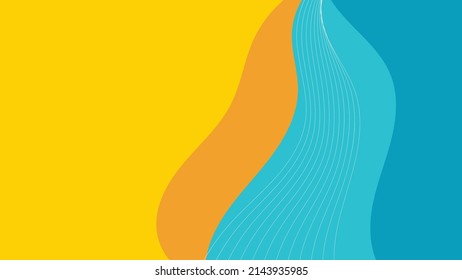 Colorful abstract background with dynamic shadow on background. Summer background concept with copy space. Vector background. EPS 10