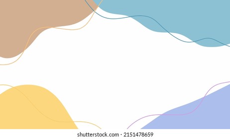Fondo abstracto colorido con sombra dinámica sobre el fondo. Concepto de fondo de verano con espacio de copia. Fondo vectorial. EPS 10