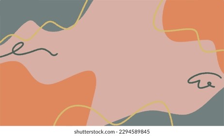 Fondo abstracto colorido con sombra dinámica sobre el fondo. Concepto de fondo de verano con espacio de copia. Fondo vectorial. EPS 10