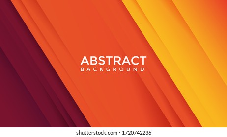 Colorful abstract background with dynamic straight shadow on background. Vector background. Eps10
