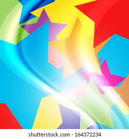 colorful abstract background with elements similar to the balloons
