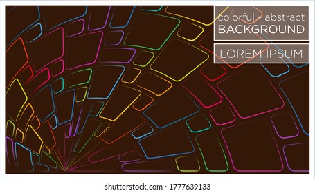 Fondo colorido y abstracto. Vector Eps10.