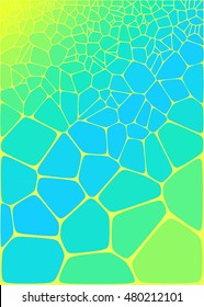 Colorful abstract background featuring soap bubbles in green and blue hues. Ideal for digital art, modern designs, tech presentations, and creative projects.