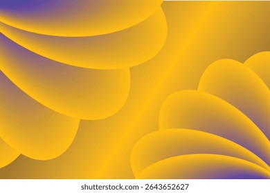 Colorful abstract background featuring soft gradient overlapping curved shapes in tones. Perfect for modern digital or design use.