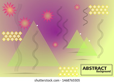 Colorful Abstract Background. flowing and dynamic shape background