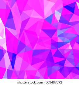 colorful abstract background in the form of triangles, vector image 