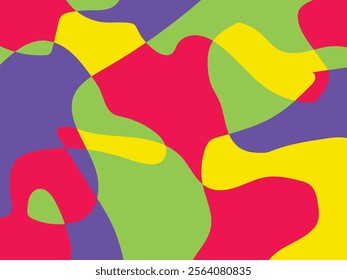
Colorful abstract background with four different colors. Cheerful impression, vector illustration