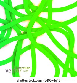 Colorful abstract background, futuristic vector wavy illustration eps10
