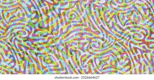 Colorful abstract background Geometric art. Design element Digital image with a psychedelic stripes. Argent base for website, print, basis for banners, wallpapers