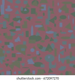Colorful Abstract Background. Geometric Figures of Different Colors. Modern Digital Pattern
