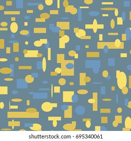 Colorful Abstract Background. Geometric Figures of Different Colors. Modern Digital Pattern