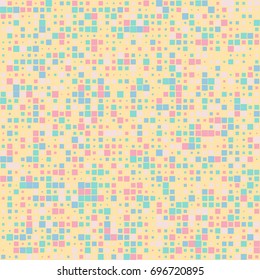 Colorful Abstract Background. Geometric Figures of Different Colors. Modern Digital Pattern