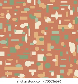 Colorful Abstract Background. Geometric Figures of Different Colors. Modern Digital Pattern